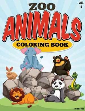 Zoo Animals Coloring Book Animals de Rick R. Todd