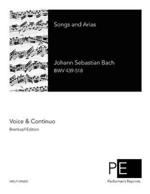 Songs and Arias de Johann Sebastian Bach