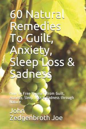 60 Natural Remedies to Guilt, Anxiety, Sleep Loss & Sadness de John Zedgenbroth Joe