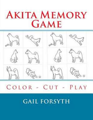 Akita Memory Game de Gail Forsyth