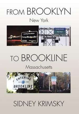 FROM BROOKLYN TO BROOKLINE de Sidney Krimsky