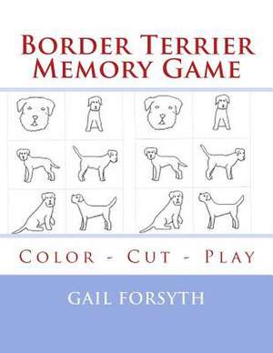 Border Terrier Memory Game de Gail Forsyth