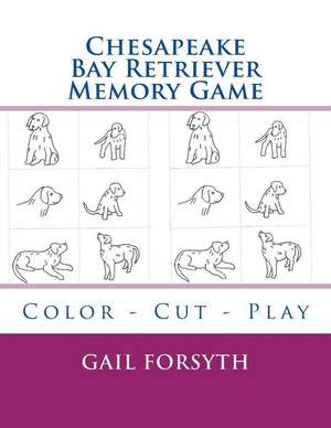 Chesapeake Bay Retriever Memory Game de Gail Forsyth