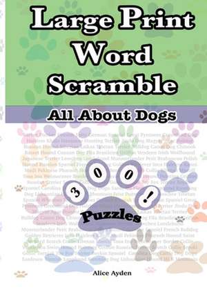 Large Print Word Scramble de Alice Ayden