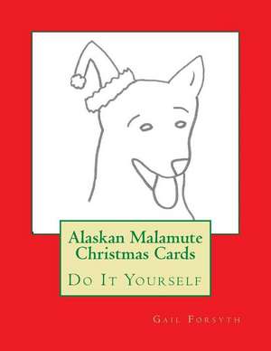 Alaskan Malamute Christmas Cards de Gail Forsyth