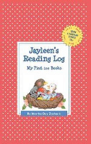 Jayleen's Reading Log: My First 200 Books (Gatst) de Martha Day Zschock