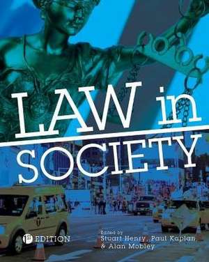 Law in Society de Stuart Henry