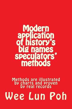 Modern Application of History's Big Names Speculators' Methods de Wee Lun Poh