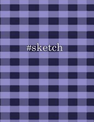 Plaid Purple (Sketchbook) de Trendy Wares Misc