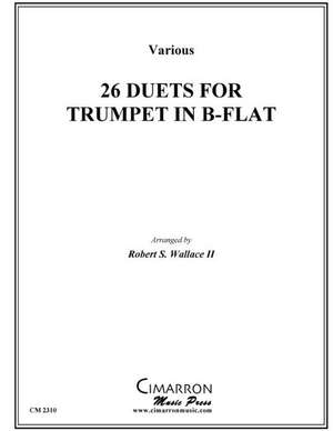 26 Duets for Trumpets in B-Flat de Various