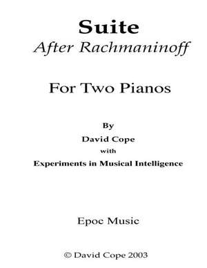 Suite (After Rachmaninoff) de David Cope