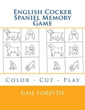 English Cocker Spaniel Memory Game de Gail Forsyth