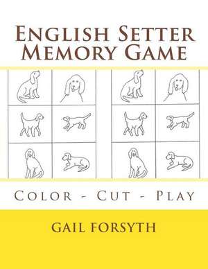 English Setter Memory Game de Gail Forsyth