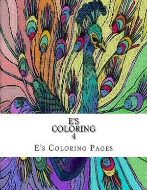 E's Coloring 4 de E's Coloring Pages