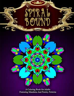 Spiral Bound Mandala Coloring Book - Vol.8 de Women Coloring Books for Adults