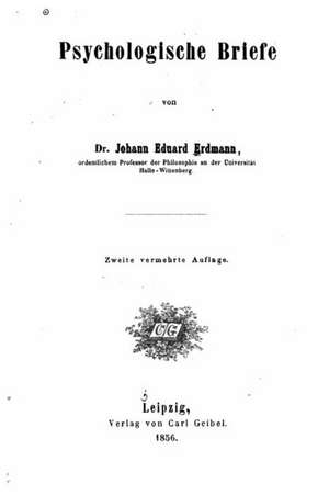 Psychologische Briefe de Johann Eduard Erdmann