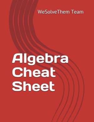 Algebra Cheat Sheet de Wesolvethem Team