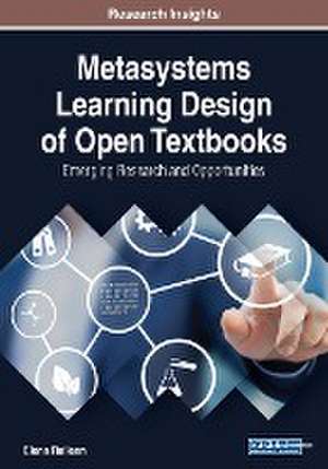 Metasystems Learning Design of Open Textbooks de Elena Railean