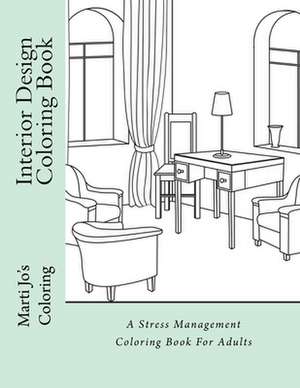 Interior Design Coloring Book