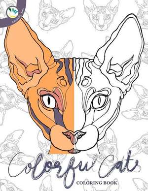 Colorful Cats Coloring Book de Individuality Books