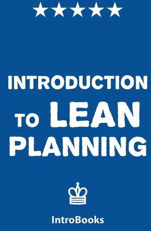 Introduction to Lean Planning de Digitalbooks