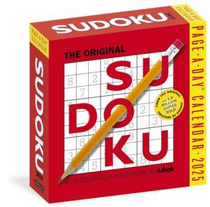 Original Sudoku Page-A-Day(r) Calendar 2025 de Nikoli Publishing