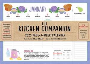 The Kitchen Companion Page-A-Week Calendar 2025 de Workman Calendars