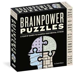 Brainpower Puzzles Page-A-Day® Calendar 2025 de Gareth Moore