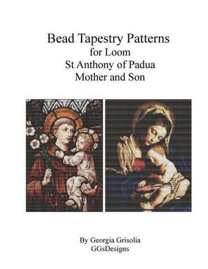 Bead Tapestry Patterns for Loom St. Anthony of Padua, Mother and Son de Georgia Grisolia