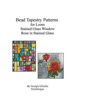 Bead Tapestry Patterns for Loom Stained Glass Window Rose in Stained Glass de Georgia Grisolia