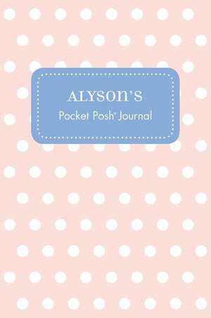 Alyson's Pocket Posh Journal, Polka Dot de Andrews McMeel Publishing