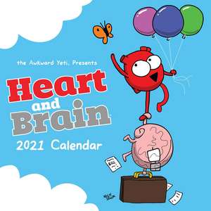 Heart and Brain 2021 Wall Calendar de Nick Seluk