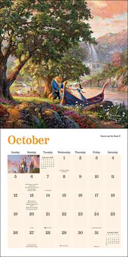 Disney Dreams Collection by Thomas Kinkade Studios: 2025 Mini Wall Calendar de Thomas Kinkade