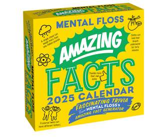 Amazing Facts from Mental Floss 2025 Day-to-Day Calendar de Mental Floss