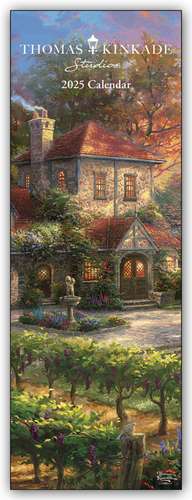 Thomas Kinkade Studios 2025 Slim Calendar de Thomas Kinkade