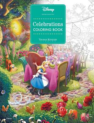 Disney Dreams Collection Thomas Kinkade Studios Celebrations Coloring Book de Thomas Kinkade Studios