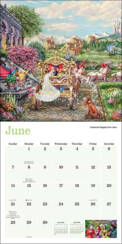 Disney Dreams Collection by Thomas Kinkade Studios 2026 Wall Calendar de Thomas Kinkade