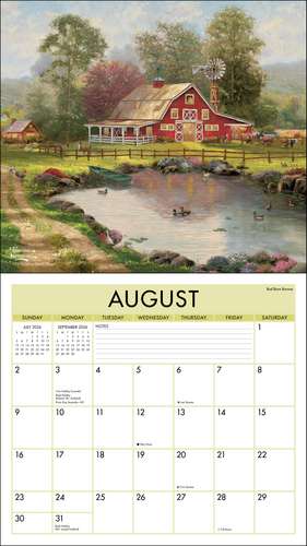 Thomas Kinkade Studios 2026 Deluxe Wall Calendar de Thomas Kinkade