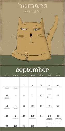 A Year of Snarky Cats 2026 Wall Calendar de Mr. Dan DiPaolo