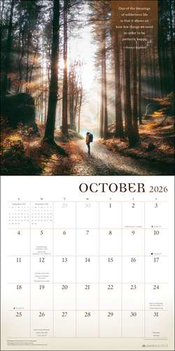 Wanderlust 2026 Wall Calendar: Trekking the Road Less Traveled de Amber Lotus Publishing