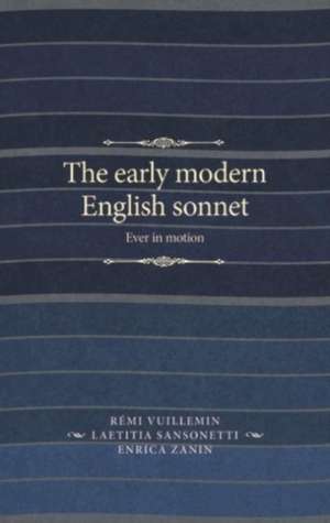 The early modern English sonnet de Laetitia Sansonetti