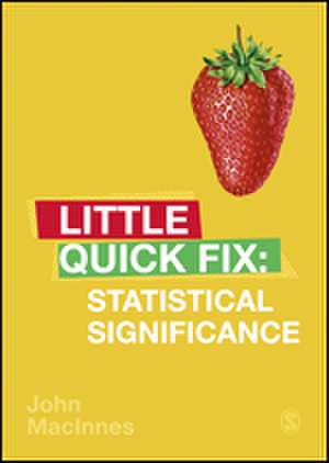 Statistical Significance: Little Quick Fix de John MacInnes