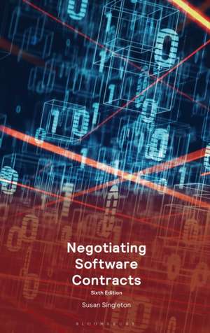Negotiating Software Contracts de Susan (Solicitor and founderSingleton's Singleton
