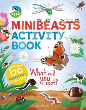 RSPB Minibeasts Activity Book de Rspb