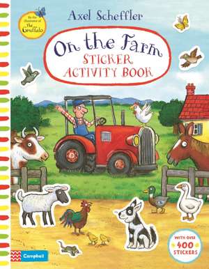 On The Farm Sticker Activity Book de Campbell Books