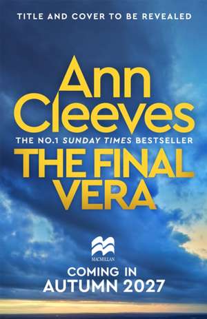 The Final Vera de Ann Cleeves