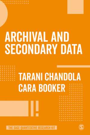 Archival and Secondary Data de Tarani Chandola