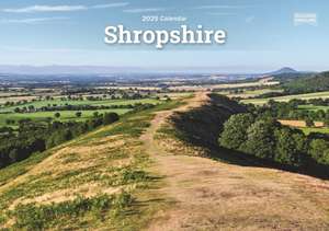 Shropshire A5 Calendar 2025 de Carousel Calendars