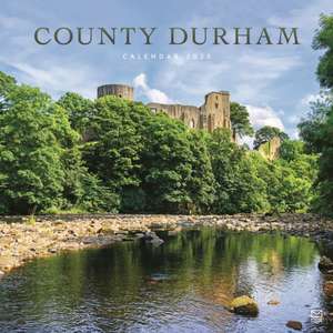 County Durham Square Wall Calendar 2025 de Carousel Calendars