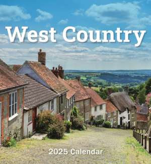 West Country Mini Easel Desk Calendar 2025 de Carousel Calendars